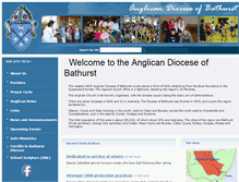 Tablet Screenshot of bathurstanglican.org.au
